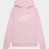 4F Fleece Hoodie Lichtroze -Gstar Kleding Winkel 4f fleece hoodie lichtroze