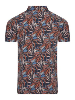 Blouse - Regular Fit - Donkerblauw/oranje -Gstar Kleding Winkel 4funkyflavours blouse regular fit donkerblauw oranje 1