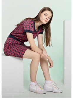 Shirt "Just How Sweet Is Your Love" Rood/zwart -Gstar Kleding Winkel 4funkyflavours shirt just how sweet is your love rood zwart 3