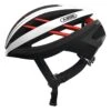 Abus Fietshelm "Aventor" Wit/rood 1 Abus Fietshelm "Aventor" Wit/rood -Gstar Kleding Winkel abus fietshelm aventor wit rood