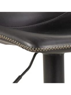 Barkrukken "Oregon" Zwart - (B)46,5 X (H)103 X (D)50 Cm -Gstar Kleding Winkel ac design barkrukken oregon zwart b 46 5 x h 103 x d 50 cm 3