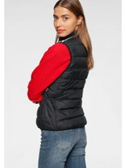 ADIDAS Donsbodywarmer "Essential Down" Zwart -Gstar Kleding Winkel adidas donsbodywarmer essential down zwart 1