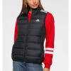 ADIDAS Donsbodywarmer "Essential Down" Zwart -Gstar Kleding Winkel adidas donsbodywarmer essential down zwart