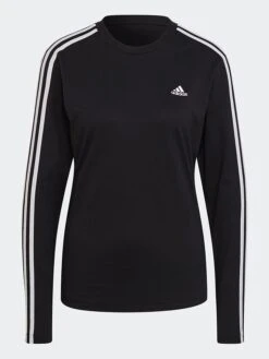 ADIDAS Longsleeve "3S LS" Zwart -Gstar Kleding Winkel adidas longsleeve 3s ls zwart 2
