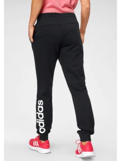 ADIDAS Sweatbroek "Lin FT C PT" Zwart/wit -Gstar Kleding Winkel adidas sweatbroek lin ft c pt zwart wit 1