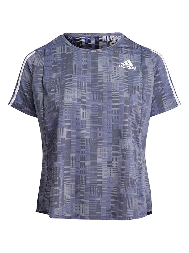 ADIDAS Trainingsshirt "Plus Size" Paars 3 ADIDAS Trainingsshirt "Plus Size" Paars
