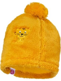 Affenzahn Pluchen Muts "Tijger" Geel