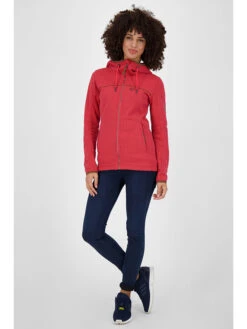 Fleece Vest "Claudine" Rood -Gstar Kleding Winkel alife and kickin fleece vest claudine rood 4