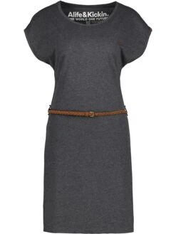 Jurk "Elli" Antraciet