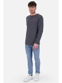 Longsleeve "Alex" Donkerblauw -Gstar Kleding Winkel alife and kickin longsleeve alex donkerblauw 4