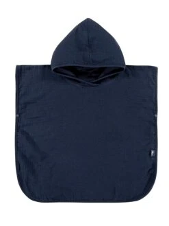 Alvi Badcape "Mull" Donkerblauw - (L)60 X (B)60 Cm