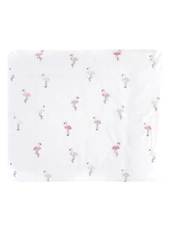 Alvi Verschoonkussenhoes "Flamingo" Wit - (L)85 X (B)70 Cm