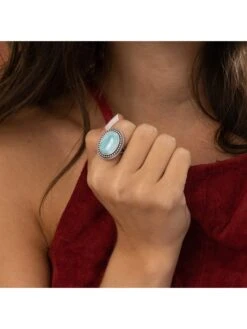 Zilveren Ring "Opatza" Met Edelsteen -Gstar Kleding Winkel amazonia zilveren ring opatza met edelsteen 1