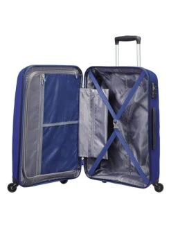 American Tourister Hardcase-trolley "Spinner M" Donkerblauw - (B)46 X (H)66 X (D)25,5 Cm -Gstar Kleding Winkel american tourister hardcase trolley spinner m donkerblauw b 46 x h 66 x d 25 5 cm 2