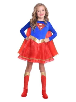 AMSCAN 2-delig Kostuum "Supergirl Classic" Rood/blauw