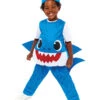 AMSCAN 3-delig Kostuum "Baby Shark" Blauw