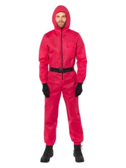 AMSCAN Kostuumpak "Squid Game Bewaker" Rood