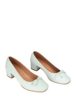 Leren Ballerina's "Brenda" Turquoise -Gstar Kleding Winkel anaki leren ballerinas brenda turquoise 1