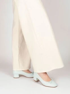 Leren Ballerina's "Brenda" Turquoise -Gstar Kleding Winkel anaki leren ballerinas brenda turquoise 2