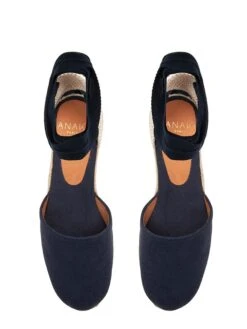 Sleehak-espadrilles "Solene" Zwart -Gstar Kleding Winkel anaki sleehak espadrilles solene zwart 2