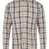 Anerkjendt Blouse "Konrad" - Regular Fit - Beige/blauw -Gstar Kleding Winkel anerkjendt blouse konrad regular fit beige blauw