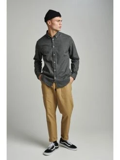 Anerkjendt Blouse "Konrad" - Regular Fit - Grijs -Gstar Kleding Winkel anerkjendt blouse konrad regular fit grijs 2