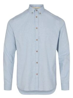 Anerkjendt Blouse "Konrad" - Regular Fit - Lichtblauw