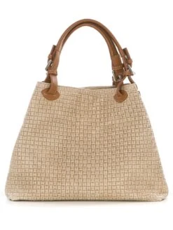 Leren Handtas "Fosdinovo" Beige - (B)37 X (H)15 X (D)45 Cm -Gstar Kleding Winkel anna morellini leren handtas fosdinovo beige b 37 x h 15 x d 45 cm 2