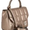 Leren Handtas "Sienna" Bruin - (B)23 X (H)19 X (D)12 Cm