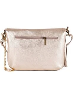 Leren Schoudertas "Beverly" Goudkleurig - (B)22 X (H)18 X (D)2 Cm -Gstar Kleding Winkel anna morellini leren schoudertas beverly goudkleurig b 22 x h 18 x d 2 cm 2