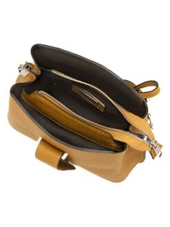 Leren Schoudertas "Ciosa" Okergeel - (B)22 X (H)17 X (D)10 Cm -Gstar Kleding Winkel anna morellini leren schoudertas ciosa okergeel b 22 x h 17 x d 10 cm 3