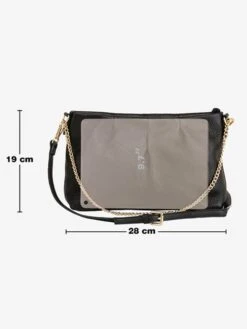 Leren Schoudertas "Corato" Zwart - (B)28 X (H)19 X (D)6 Cm -Gstar Kleding Winkel anna morellini leren schoudertas corato zwart b 28 x h 19 x d 6 cm 6