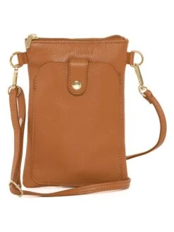 Leren Schoudertas "Erica" Lichtbruin - (B)14 X (H)21 X (D)1 Cm -Gstar Kleding Winkel anna morellini leren schoudertas erica lichtbruin b 14 x h 21 x d 1 cm 1