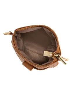 Leren Schoudertas "Erica" Lichtbruin - (B)14 X (H)21 X (D)1 Cm -Gstar Kleding Winkel anna morellini leren schoudertas erica lichtbruin b 14 x h 21 x d 1 cm 4