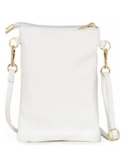 Leren Schoudertas "Erica" Wit - (B)14 X (H)21 X (D)1 Cm -Gstar Kleding Winkel anna morellini leren schoudertas erica wit b 14 x h 21 x d 1 cm 3