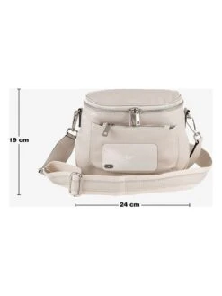 Leren Schoudertas "Favara" Beige - (B)24 X (H)19 X (D)7 Cm -Gstar Kleding Winkel anna morellini leren schoudertas favara beige b 24 x h 19 x d 7 cm 3