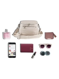 Leren Schoudertas "Favara" Beige - (B)24 X (H)19 X (D)7 Cm -Gstar Kleding Winkel anna morellini leren schoudertas favara beige b 24 x h 19 x d 7 cm 5