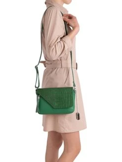 Leren Schoudertas "Lola" Groen - (B)24 X (H)18 X (D)6 Cm -Gstar Kleding Winkel anna morellini leren schoudertas lola groen b 24 x h 18 x d 6 cm 1