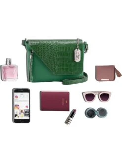 Leren Schoudertas "Lola" Groen - (B)24 X (H)18 X (D)6 Cm -Gstar Kleding Winkel anna morellini leren schoudertas lola groen b 24 x h 18 x d 6 cm 2