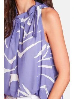 Blousetop Paars/wit -Gstar Kleding Winkel assuili blousetop paars wit 3