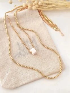 Vergulde Ketting - (L)55 Cm -Gstar Kleding Winkel atelier miu vergulde ketting l 55 cm 1