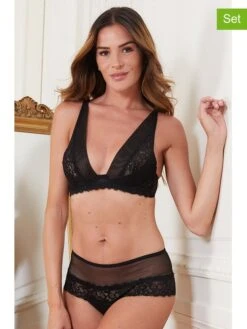 2-delige Ondergoedset "Alessa" Zwart