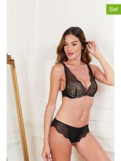 2-delige Ondergoedset "Lydia" Zwart