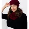 Kasjmieren Muts Rood -Gstar Kleding Winkel authentic cashmere kasjmieren muts rood