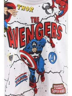 2-delige Outfit "Avengers" Wit/rood -Gstar Kleding Winkel avengers 2 delige outfit avengers wit rood 2