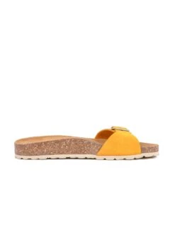Leren Slippers Geel -Gstar Kleding Winkel babunkers family leren slippers geel 2
