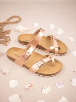 Teenslippers Koperkleurig -Gstar Kleding Winkel babunkers family teenslippers koperkleurig 3