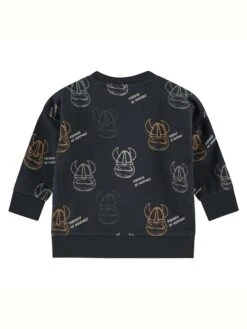 Sweatshirt Donkerblauw/beige/grijs -Gstar Kleding Winkel babyface sweatshirt donkerblauw beige grijs 1