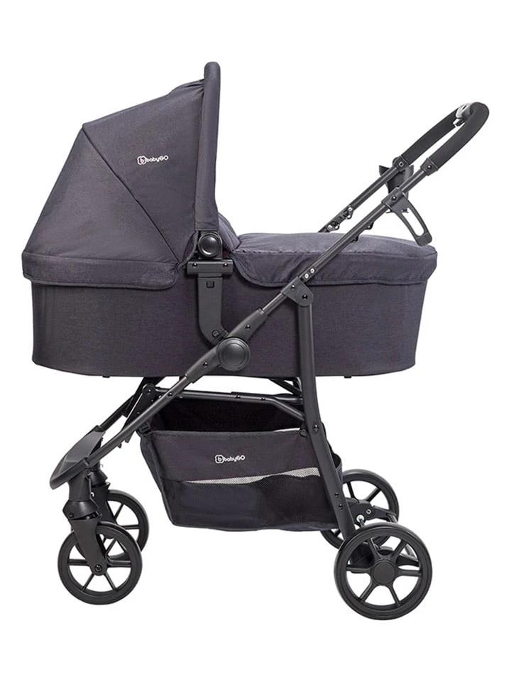 3-in-1 Combi-kinderwagen "Style 3 In1" Geel/zwart/antraciet 7 3-in-1 Combi-kinderwagen "Style 3 In1" Geel/zwart/antraciet - Afbeelding 5