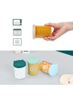 BabyMoov 6-delige Set: Voorraadglazen - 250 Ml -Gstar Kleding Winkel babymoov 6 delige set voorraadglazen 250 ml 3